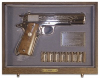 Wwii Handgun - Gift To Nixon